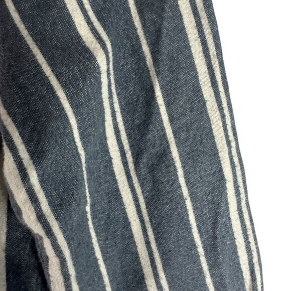 Garnet Hill Medium Cotton Stripe Pajama Top - Picture 4 of 7